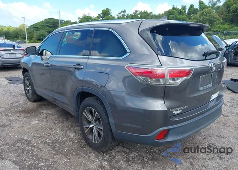 2016 Toyota Highlander Xle V6 из США, поврежденный, VIN 5TDKKRFH1GS146483